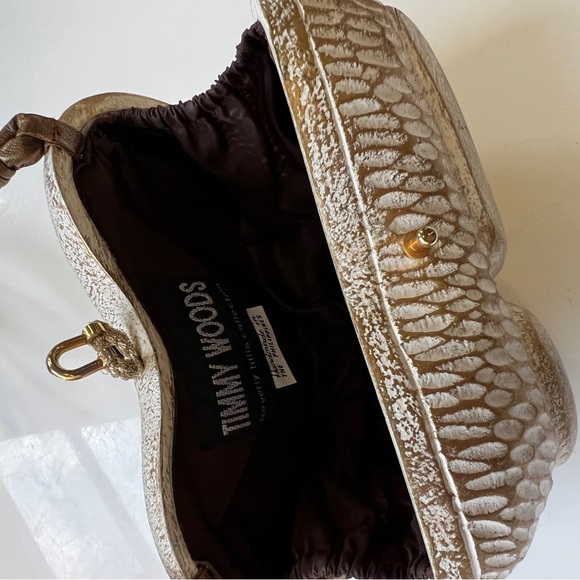 Vintage Timmy Woods Handmade Crossbody Swan Purse Beverly Hills Collection - Picture 13 of 14